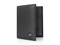 Thumbnail for Portrait format men's wallet by AIGNER (0007 Black) on sale