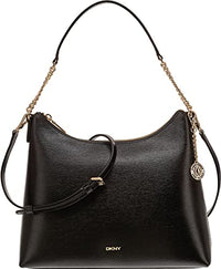 Thumbnail for DKNY Women's Bryant Hobo Bag, Black/Gold, One Size EU on Sale