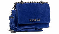 Thumbnail for Replay Damen Handtasche aus Wildleder, Blue China 521 (Blau), Onesize im Sale