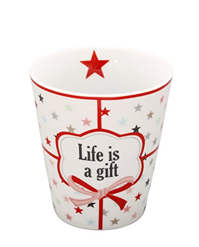 Krasilnikoff Mug, Life is a Gift 330 ml [A] im Sale