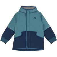 Thumbnail for Finkid Moska Colorblock-Blau - Wasserdichte atmungsaktive Kinder Übergangsjacke, im Sale