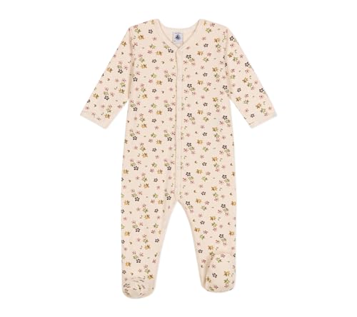 Petit Bateau A0BVQ Langärmliger Schlafanzug Baby Mädchen Avalanche/Multico 24 Monate im Sale