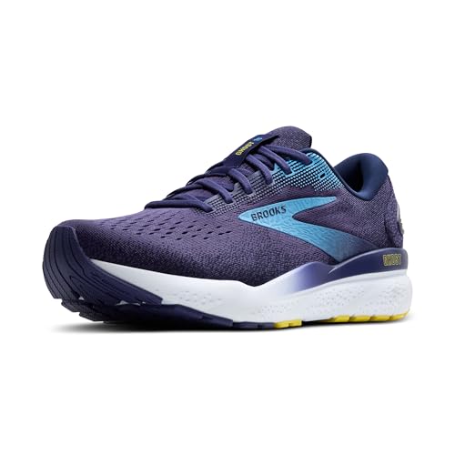 BROOKS Herren Ghost 16 Sneaker, Blue/Bonnie Blue/Yellow, 45 EU im Sale