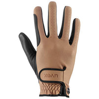 Thumbnail for uvex tensa II - widerstandsfähiger Reithandschuh für Damen und Herren - exzellenter Grip & strapazierfähig - touchscreenfähig - caramel-black - 7.5 im Sale