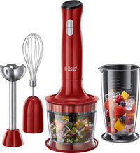 Thumbnail for Russell Hobbs Stabmixer [3-in-1: Pürierstab/Zerkleinerer, Mixer- & Schneebesenaufsatz] Desire Rot (BPA-freies & spülmaschinenfestes Zubehör, für Smoothie, Suppen Saucen, Joghurt Babynahrung) 24700-56 im Sale