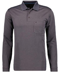 Thumbnail for RAGMAN Herren Poloshirt Langarm , Mokka-835 im Sale