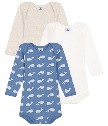 Petit Bateau A0BG1 Langarm-Bodys Unisex Baby Variante 1 3 Jahre im Sale