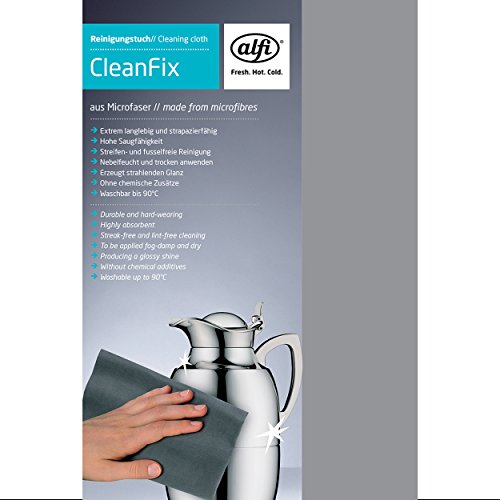 alfi 2900,100,000 cleaning cloth cleanfix microfiber Black, fabric, gray, 20 x 12 x 1 cm on sale