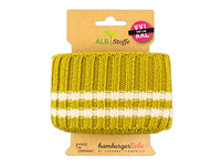 Thumbnail for Albstoffe Cuff Me Cozy Stripes Bliss Bündchen senf-meringa im Sale
