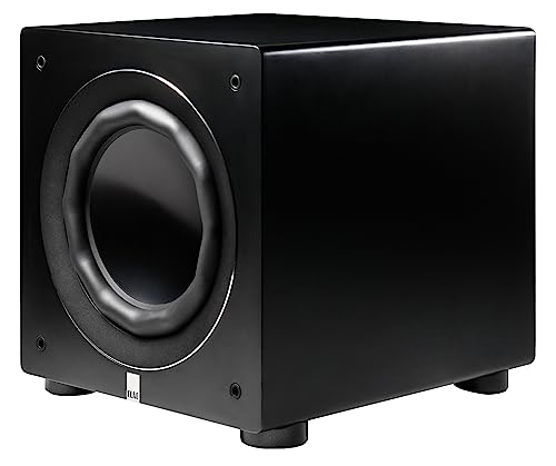 ELAC Reference Serie RS500-SB Subwoofer mit 10” Treiber, geschlossen, via App steuerbar, 500W Verstärkermodul, Seidenmatt Schwarz im Sale