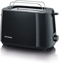 Thumbnail for SEVERIN Automatik-Toaster, Toastgerät mit Brötchenaufsatz, hochwertig, mit Krümelschublade und 700 W Leistung, schwarz, AT 2287 im Sale