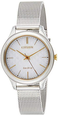 Thumbnail for CITIZEN Women's Analog Quartz Watch with Stainless Steel Bracelet EM0503-83 on Sale
