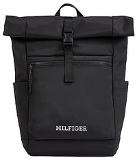 Thumbnail for Tommy Hilfiger TH MONOTYPE ROLLTOP BACKPACK Rucksäcke Herren, Schwarz (Black), O im Sale