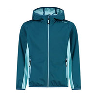 Thumbnail for CMP Unisex Kinder Leichte Softshelljacke für Kinder mit Fester Kapuze Jacke Kokon-Mantel, Tiefes Seewasser, 152 im Sale