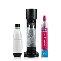 Thumbnail for SodaStream GAIA, Wassersprudler mit CO2-Zylinder und 1x 1L spülmaschinenfeste Kunststoff-Flasche, Höhe: 44cm, Farbe: Schwarz