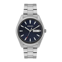 Thumbnail for Seiko Damen-Uhr Quarz Edelstahl mit Edelstahlband SUR353P1, Blau im Sale