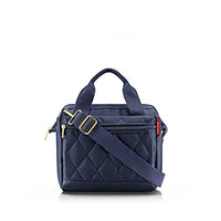 Thumbnail for reisenthel allrounder cross rhombus midnight gold – Small crossbody bag with removable and adjustable shoulder strap – Made of water-repellent material on sale