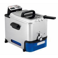 Thumbnail for Tefal FR8040 Oleoclean Pro Inox & Design Fritteuse | 2300W | Kapazität 1,2 Kg | Herausnehmbarer Ölbehälter | Automatische Öl/Fett Filterung | Timer | Thermostat | 3.5 | Schwarz/Edelstahl im Sale