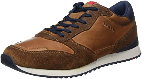 LLOYD Men's Sneaker Edmond, Men's Low-Top Sneaker, Loose Insole, Regular Width, Sporty, Man, Low Shoes, Street Shoes, Sports Shoes, Cigar, 45 on Sale