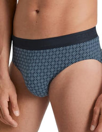 Thumbnail for CALIDA Grafic Cotton Slip Herren, aus 100% Supima-Baumwolle, natürlich atmungsaktiv und hautsympathischt, mit Elastikbund im Sale
