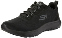 Thumbnail for Skechers Women's Flex Appeal 5.0 Low-Top Sneaker, Black Mesh with Grey Trim, 41 EU on Sale