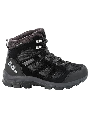 Jack Wolfskin Vojo 3 Texapore Mid Damen wasserdichte Wanderschuhe, Schwarz (6000), EU im Sale