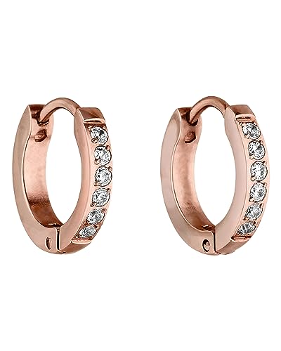 PURELEI Kaimana Ohrringe (Roségold) – Damenohrringe aus langlebigem Edelstahl – Wasserfeste Ohrringe Damen – Modeschmuck für deinen individuellen Look im Sale