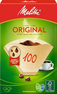 Thumbnail for Melitta filter bags 100, Aromapor paper, natural brown, (40 pieces) 1-pack, compatible with coffee makers on sale
