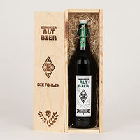Thumbnail for Borussia Mönchengladbach Bolten Altbier 1L | Official Fan Merchandise Fohlenshop | In wooden gift box | 4.9% alcohol on sale