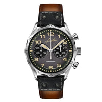 Thumbnail for JUNGHANS Meister Pilot Chronoscope Fliegeruhr Braun/Anthrazit 27/3493.00 im Sale