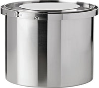 Thumbnail for Stelton ice bucket/ice cooler stainless steel, designed by Arne Jacobsen, cylinda line, 2.5l on sale