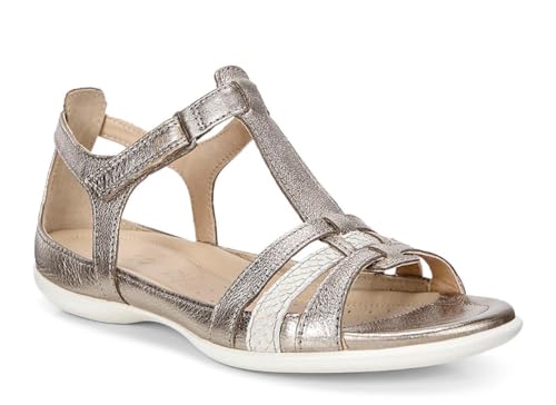 Ecco ECCO FLASH, Damen Knöchelriemchen Sandalen, Silber (WARM GREY METALLIC/MOON ROCK57462), 35 im Sale