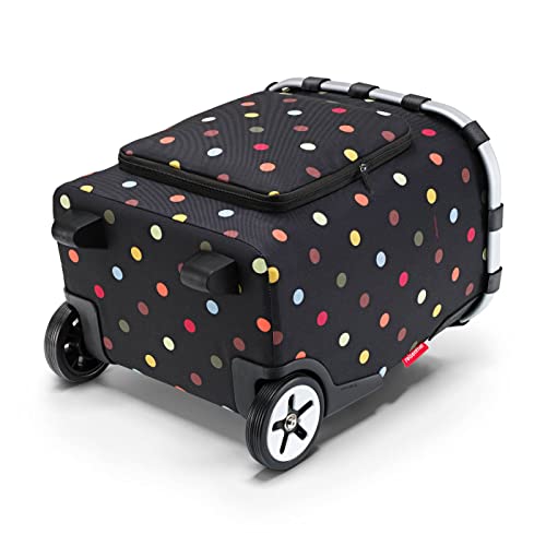 reisenthel carrycruiser Plus in Black – Tragbarer Einkaufstrolley mit Kühlfach, Schultergurt und herausnehmbarer Netz-Innentasche – Aus recyceltem Material im Sale