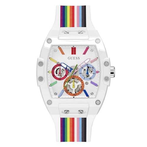 GUESS Herren Uhr Armbanduhr Phoenix GW0720G1 Silicon im Sale