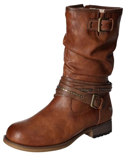 MUSTANG Damen Stiefel, Cognac, 39 EU im Sale