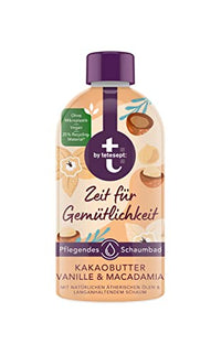 Thumbnail for t: by tetesept Schaumbad Zeit für Gemütlichkeit - Badezusatz zur Entspannung, mit Kakaobutter, Vanille & Macadamia - Sanfte Pflege, mit natürlichen Aroma-Ölen und langanhaltendem Schaum - 1 x 420 ml