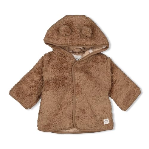 Feetje Baby Teddy Jacke mit Kapuze - Hedge Hugs, braun, 68 im Sale