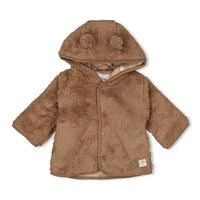 Thumbnail for Feetje Baby Teddy Jacke mit Kapuze - Hedge Hugs, braun, 68 im Sale