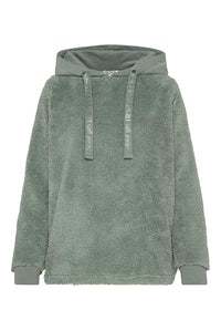 Thumbnail for SOCCX Damen Hoodie aus Teddyplüsch mit Sweatkapuze Blue Navy im Sale