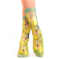 Thumbnail for Wigglesteps | Women's Calf Length Socks | Degas Dancer Tilting Collection | im Sale