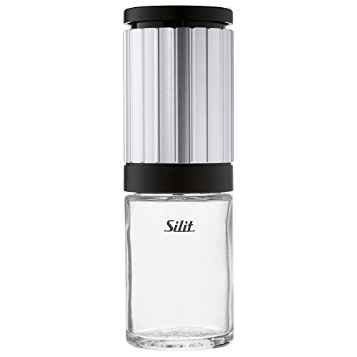 Silit Piccante salt and pepper mill empty, 14 cm, stainless steel glass ceramic grinder, mill for salt, pepper, chili peppers on sale