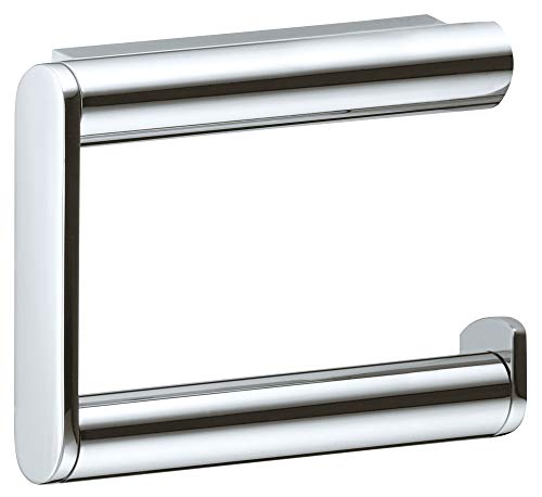 KEUCO Toilettenpapierhalter aus Metall, Hochglanz-verchromt, offene Form, WC-Rollenhalter für Badezimmer und Gäste-WC, Plan im Sale