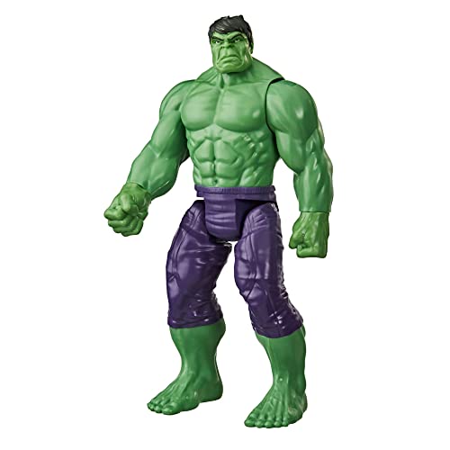 Marvel Avengers Titan Hero Series Blast Gear Deluxe Hulk Action Figure, 30 cm tall toy, inspired by the Marvel Comics, for children ages 4 and up