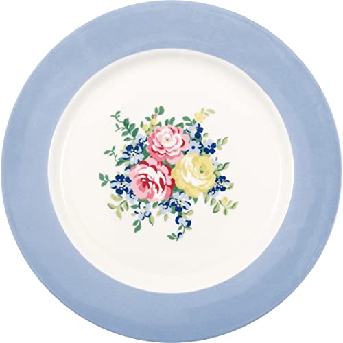 GreenGate STWDINLRA2806 Laura dinner plate dusty blue 25.6 cm (1 piece) on sale