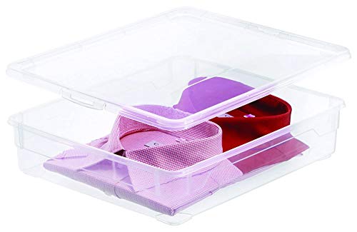 Rotho Clear storage box 5l with lid, plastic (PP) BPA-free, transparent, 5l (33.5 x 19.0 x 11.0 cm) on sale