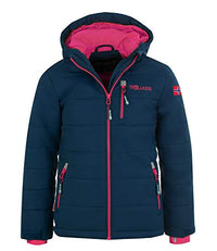 Thumbnail for Trollkids Hemsedal XT Ski and Winter Jacket, Navy/Magenta, on Sale