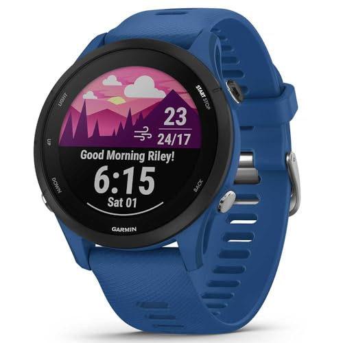 Garmin Forerunner 255 – GPS running watch with personalized training plans, dedicated running features, and detailed training analysis. 1.1" &amp; 1.3" color display, up to 14 days of battery life, on sale