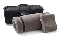 Thumbnail for TEMPUR travel set 3-piece with practical trolley, travel neck pillow and travel mattress for on the go on sale