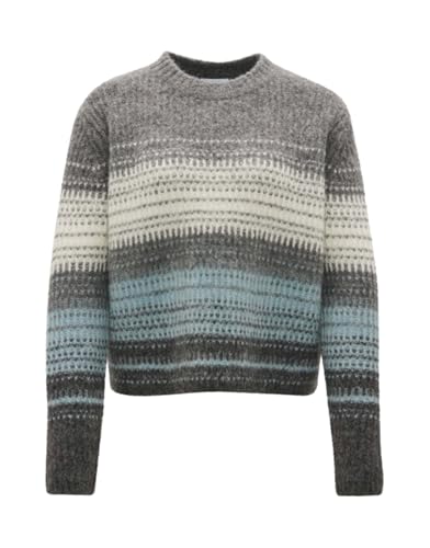 OPUS Damen Pullover | Strickpullover PRADETA Boxy Fit mit Alpaka Glacier Blue, 42 im Sale