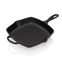 Thumbnail for Le Creuset Signature Cast Iron Grill Pan, Square, 26 cm, Suitable for all hob types including induction, 2.86 kg, Matte Black, 20183260000422 on Sale